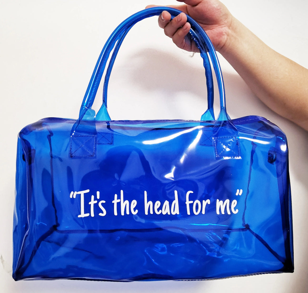 Jelly duffel bag said it all!