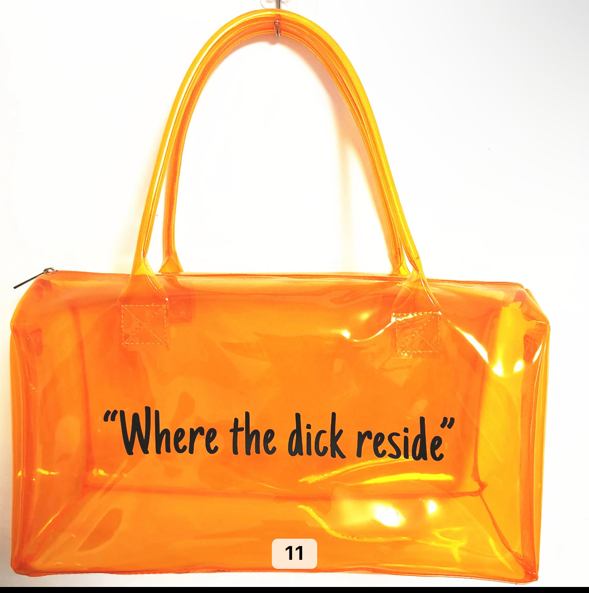 Jelly duffel bag said it all!